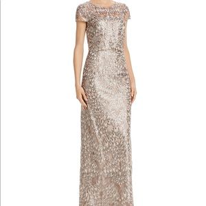 BNWT - Adrianna Papell Sequined Popover Formal Dress